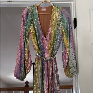Show me your mumu Multicolor Sequin Women's Dress